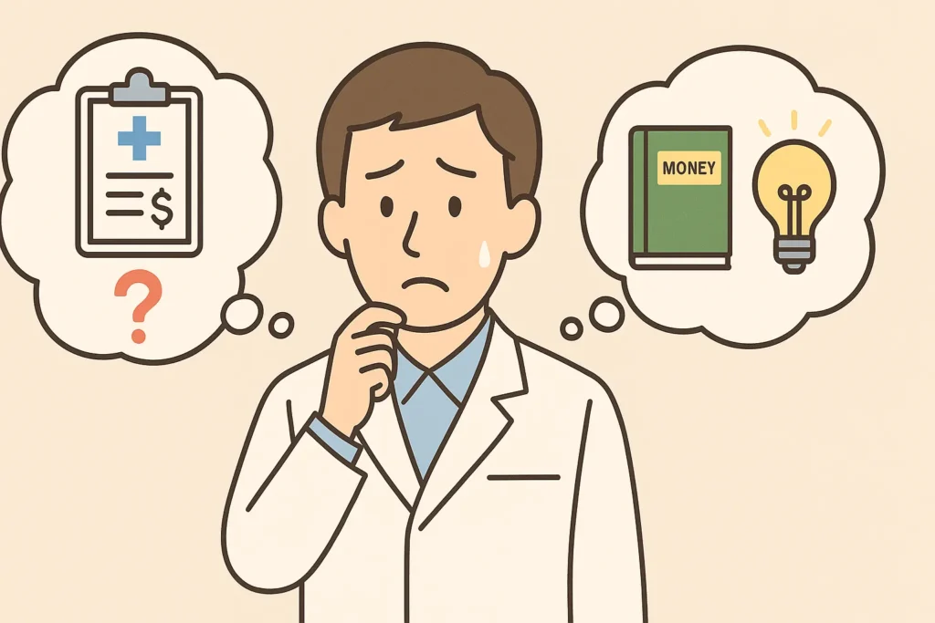 フリーランス薬剤師を目指した理由（H2イラスト②）