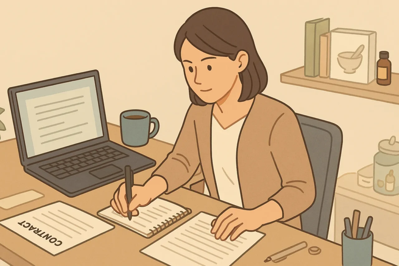 業務委託契約書のつくり方(H2イラスト③)