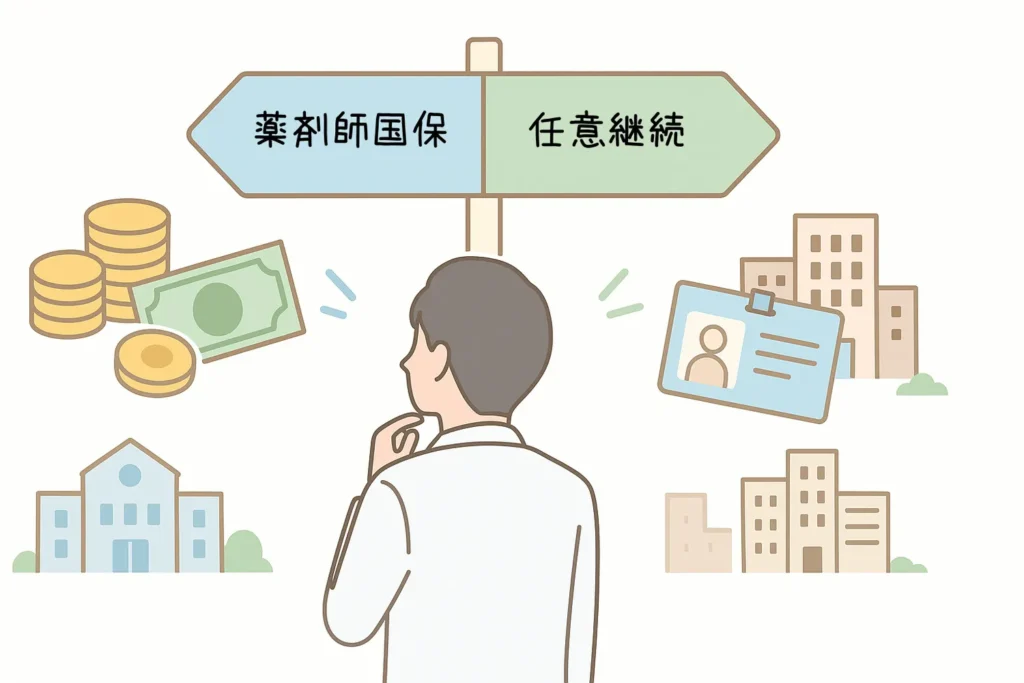 退職後の手続き（H2イラスト②）